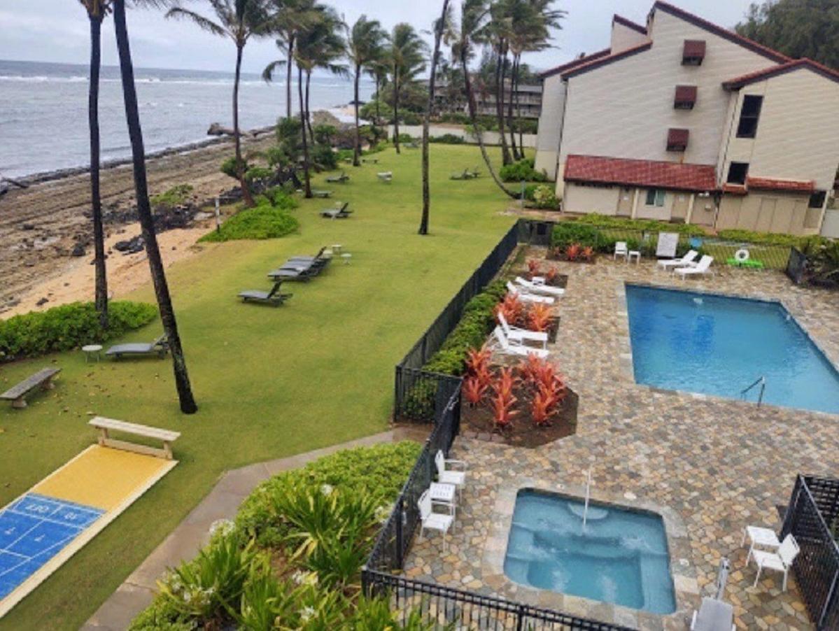 1Br Condo At Oceanfront Resort Kapaa Shore Kapa'a Esterno foto